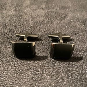 Black Stainless Steel Cufflinks